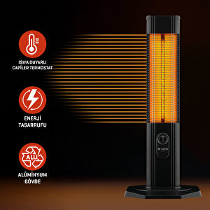 Luxeva Lxv-2000 Karbon Elektrikli İnfrared Isıtıcı 2000w