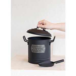 Bakliyat Kovası - Siyah