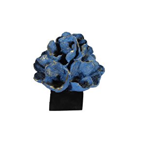 Mercan Bi̇blo, Polyester, Laci̇vert, 25x25 Lacivert