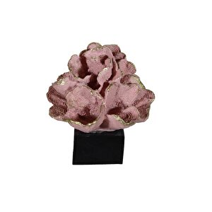 Mercan Bi̇blo, Polyester, Pembe, 25x25 Pembe
