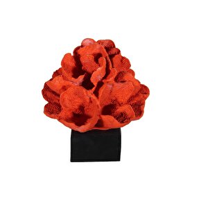 Mercan Bi̇blo, Polyester, Turuncu, 25x25 Turuncu