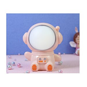 Astronot Masa Lambası, Pembe, 10x9 Pembe
