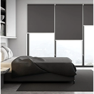 Antrasit %100 Blackout Işık Geçirmez Stor Perde 100x200 cm