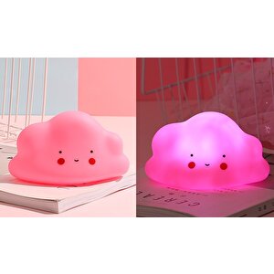 Bulut Masa Lambası, Pembe, 15x9 Pembe