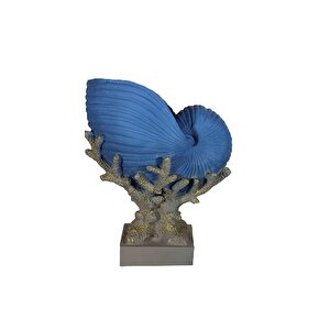 Salyangoz Bi̇blo, Polyester, Laci̇vert, 28x20 Lacivert