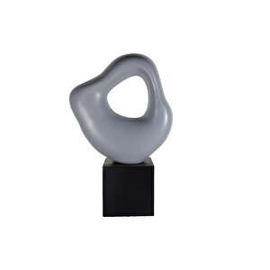 Taş Bi̇blo, Polyester, Antrasi̇t, 31x21 Antrasit