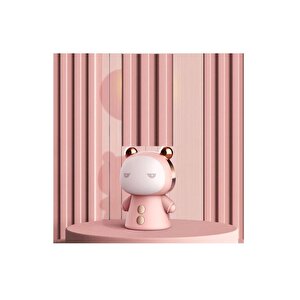 Sevimli Bebek Led Gece Lambası, Usb Li, Pembe, 8x14 Pembe