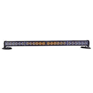 4'lü Tepe Çakar Lamba Mıknatıslı Vantuzlu 21 Fonksiyonlu 24 Ledli Kırmızı Mavi-beyaz Beyaz 60cm Usb-fiş Şarjlı Kumandalı Adet / La