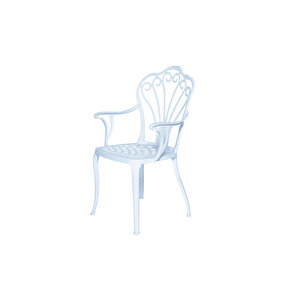 İstanbul Model Ferforje Görünümlü Plastik Sandalye