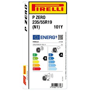 235/55 R19 101y Pzero N1 Oto Yaz Lastiği (üretim:2024)