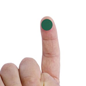Yapışkanlı Vida Tapası Tıpası Yeşil Vida Kapatıcı Kapağı (100 Adet)