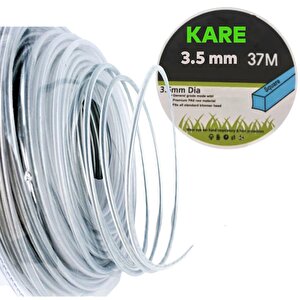 Motorlu Tırpan Kare Misina 3.5 Mm 37 Metre Çim Profesyonel Ot Biçme Teli Extra