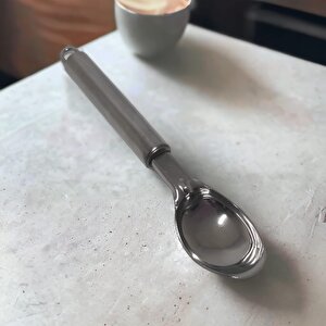 Paslanmaz Çelik Dondurma Kaşığı Dondurma Alma Kaşığı Dondurmacı Kaşığı Mini Köfte Lokma Kaşığı Muffin Hamur Kaşığı