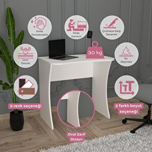 S8010 Mila Çalışma Masası Beyaz