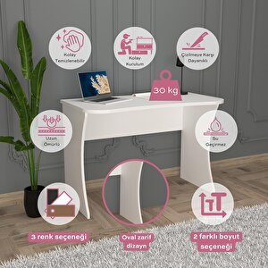 S8110 Mila Çalışma Masası Beyaz