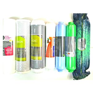 Su Arıtma Filtre Seti 7 Li Çift Karbon Platınum Mineral Alkali