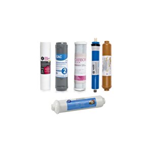 Açık Kasa Su Arıtma Cihazı 6'lı Filtre Seti Vontron Membranlı (mineral Filtreli)