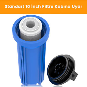 Blok Karbon Su Arıtma Filtresi 10" Blok Karbon Su Arıtma Cihazı 180644426
