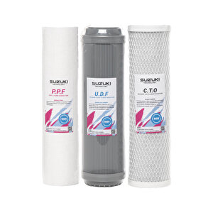 10 Inç Açık Kasa Su Arıtma Cihazı Tam Set (5 Filtre)