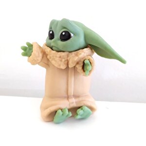 Star Wars 3d Baby Yoda Mini Figür Oyuncak 6cm 9142