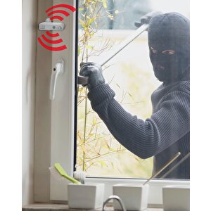 Alarmlı Pvc Kapı Pencere Çocuk Emniyet Güvenlik Kilidi Açık Kahve