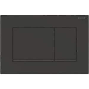 Geberit Sigma30 115.883.16.1 Çift Basmalı Mat Siyah / Siyah / Mat Siyah