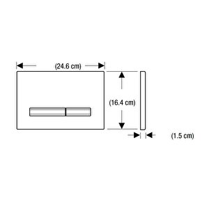 Geberit Sigma50 Kumanda Paneli Beton