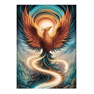 Anka Kuşu Art Mdf Poster 25cmx 35cm 25x35 cm
