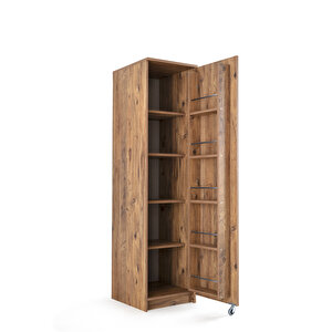 Çok Amaçlı Tekli Kiler Erzak Dolabı 45x52x180cm