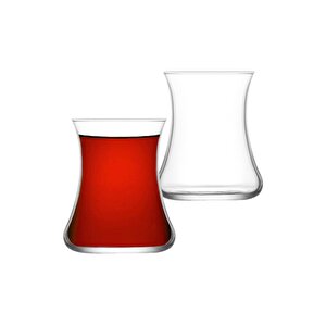 Lal Cam Çay Bardağı - 12 Li Çay Bardak