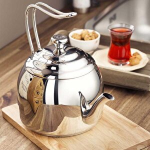 A054 Droppa Çelik Çaydanlık 2.7 Litre