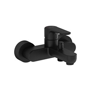Root Round Banyo Bataryası Mat Siyah A4272536 Gümüş