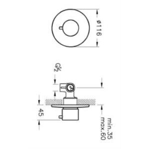 Vitra Ankastre Yönlendirici 2 Yollu A41656