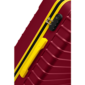 Orta Boy Valiz 4x2 Teker Bordo 1168