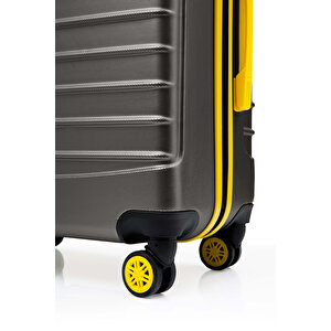 2'li Valiz Seti Büyük Boy - Orta Boy Antrasit 1168