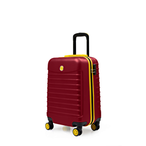 2'li Valiz Seti Orta Boy - Kabin Boy Bordo 1168