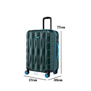 Büyük Boy Valiz 4x2 Teker Haki 1167