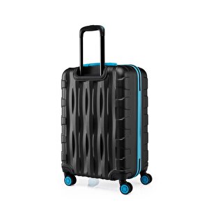 2'li Valiz Seti Orta Boy - Kabin Boy Siyah 1167