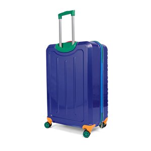 Kabin Boy %100 Polikarbon Valiz 4x2 Teker Lacivert 1089