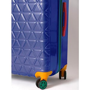 Kabin Boy %100 Polikarbon Valiz 4x2 Teker Lacivert 1089