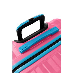 2'li Valiz Seti Büyük Boy - Kabin Boy Pembe 1167