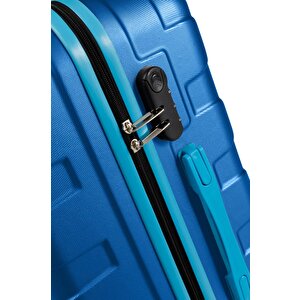 2'li Valiz Seti Orta Boy - Kabin Boy Mavi 1167