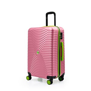 2'li Valiz Seti Orta Boy - Kabin Boy Rose 1169