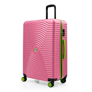 2'li Valiz Seti Büyük Boy - Orta Boy Pembe 1169