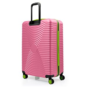 2'li Valiz Seti Büyük Boy - Orta Boy Pembe 1169