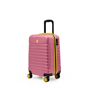 2'li Valiz Seti Büyük Boy - Kabin Boy Pembe 1168