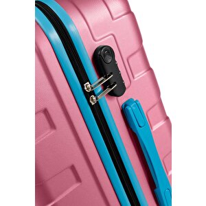 Kabin Boy Valiz 4x2 Teker Rose 1167