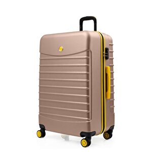 Büyük Boy Valiz 4x2 Teker Altın 1168