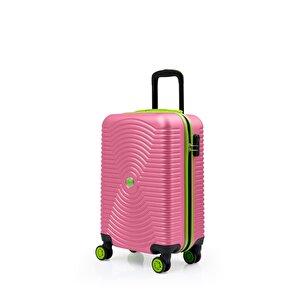 Kabin Boy Valiz 4x2 Teker Pembe 1169