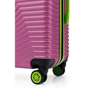 Kabin Boy Valiz 4x2 Teker Pembe 1169